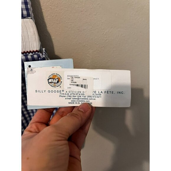 Boy's Silly Goose Hand Smocked Nautical Jumper Size 18M NWT - Picture 3 of 5